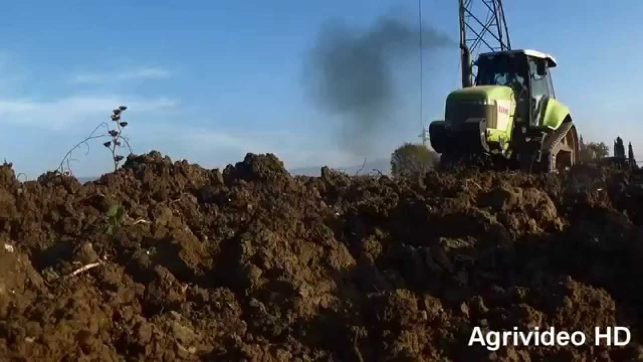 Lavorazione terreno 2015....claas challenger 35.....[HD]