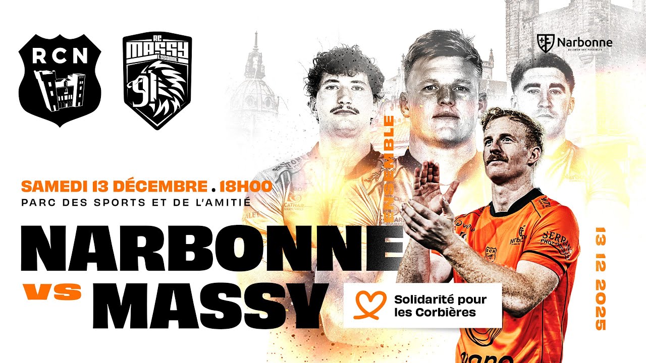 Championnat #Nationale1 : RC Narbonnais / RC Massy Essonne