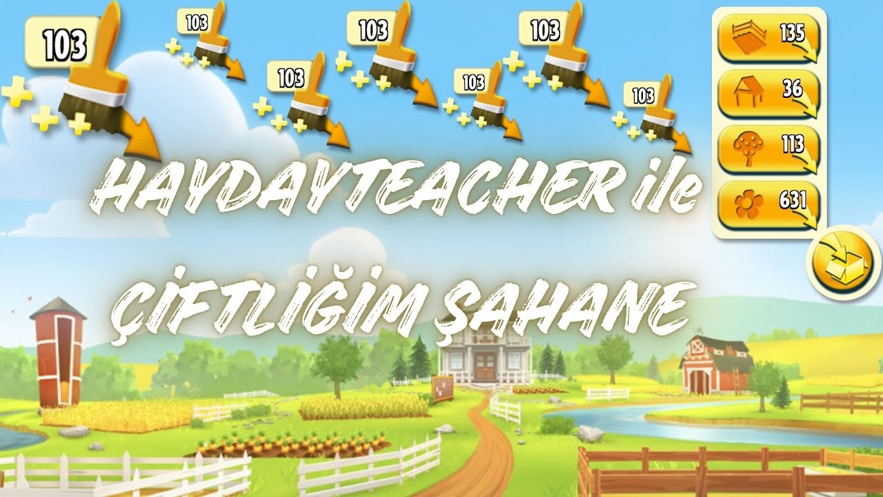 HAYDAYTEACHER İLE ÇİFTLİĞİM ŞAHANE - 1 💐 (Hay Day Çiftlik) #hayday