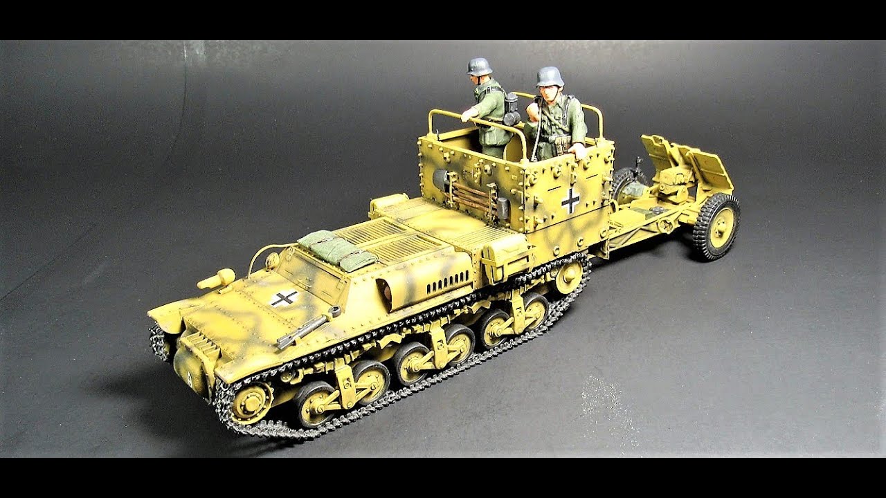 RPM 1/35 Sd.kfz. 135 Lorraine Transporter and ESCI 1/35 75mm Light Infantry Howitzer