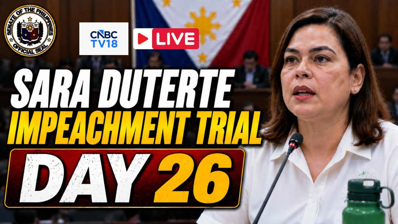 🔴Philippines Senate LIVE: Impeachment Trial of VP Sara Duterte - DAY 26 (Sept 16th 2026) | N18G
