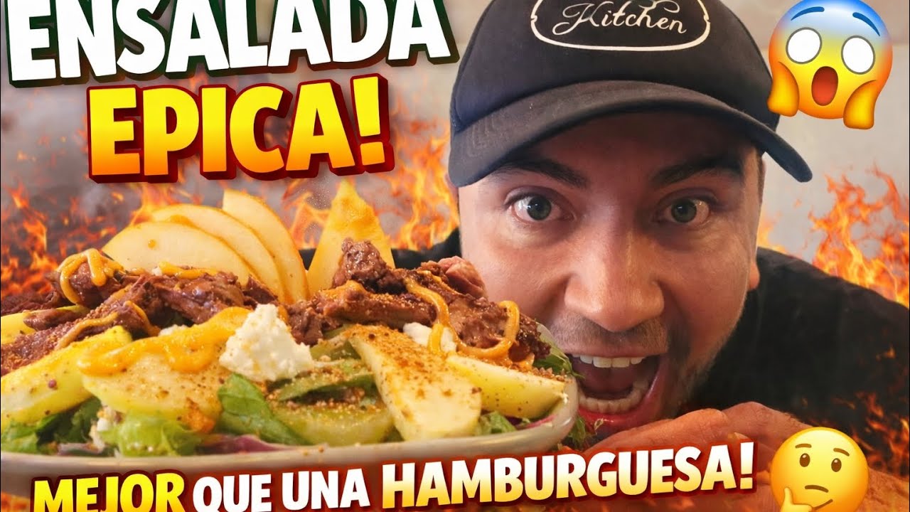 🔥 ENSALADA mejor que una HAMBURGUESA🔥