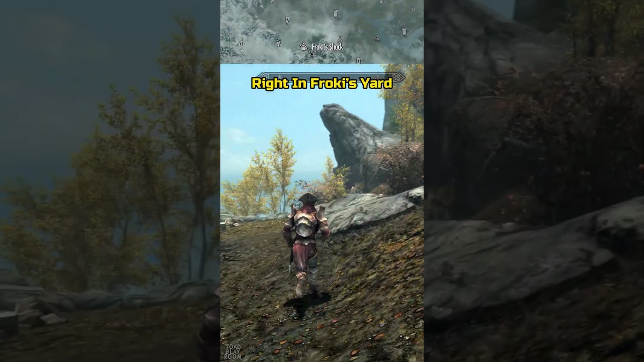 😱Hidden Treasure Trove in Skyrim! #gaming #skyrim #shorts #rpg #tes5