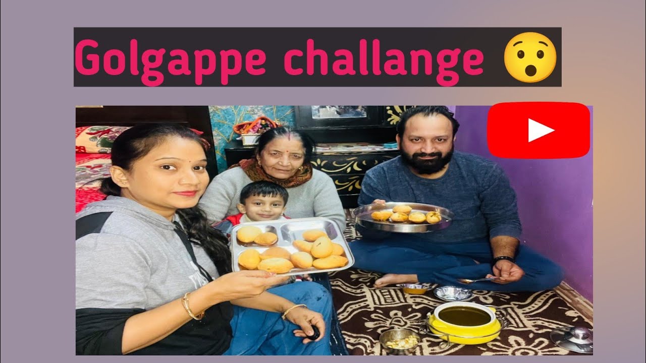 Golgappe challange😯#dailyvlog #vlog#viralvlogs #family  #dailylife#golgappachallenge #familyvlog 