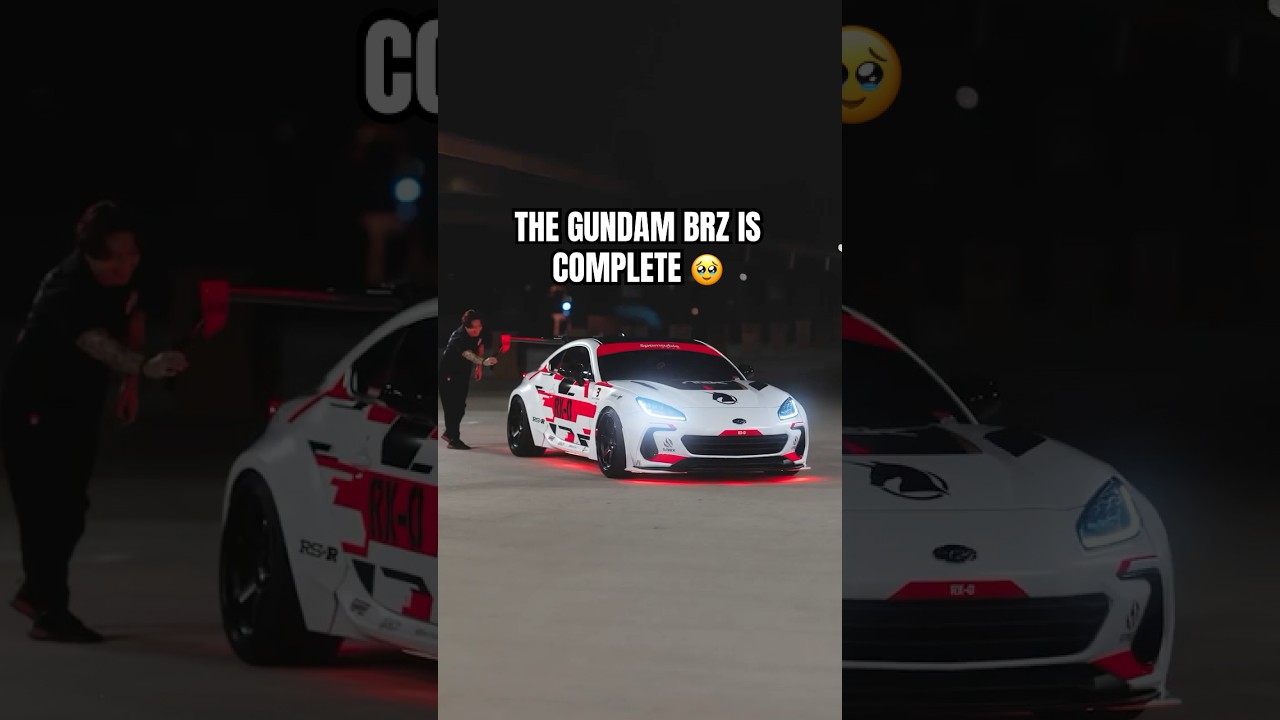 Gundam BRZ build recap! What a journey #subaru #brz #jdm #gundam