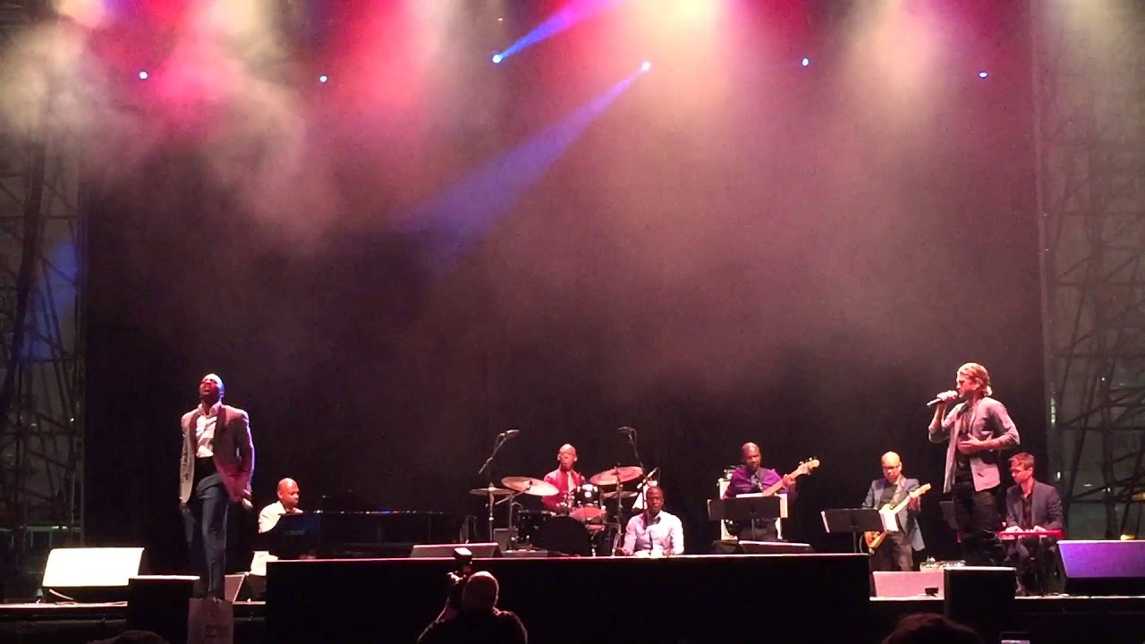 Leslie Odom Jr and Aaron Tveit sing What You Own - Elsiefest 2015