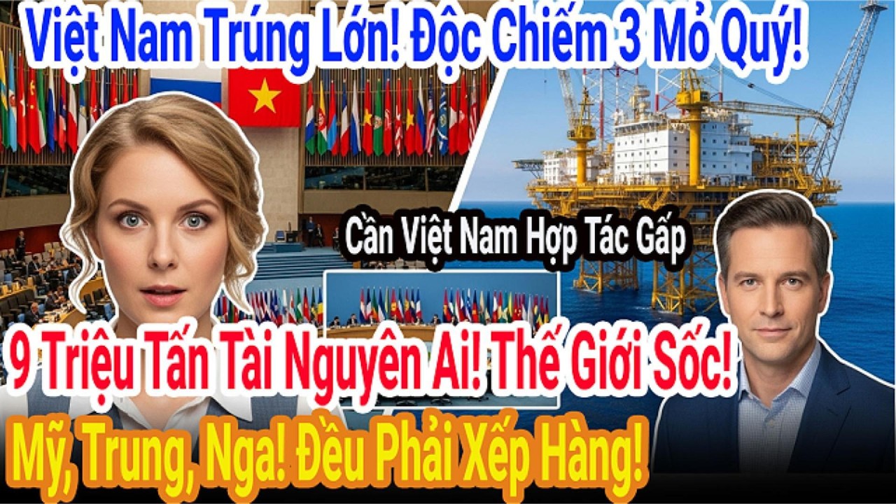 Nga Quỳ Gối Trước Kho Dầu 25.000 Tỷ Usd! Mỹ, Trung, Nhật Đổ Xô Tìm Việt Nam - Chủ Nhân Ai?
