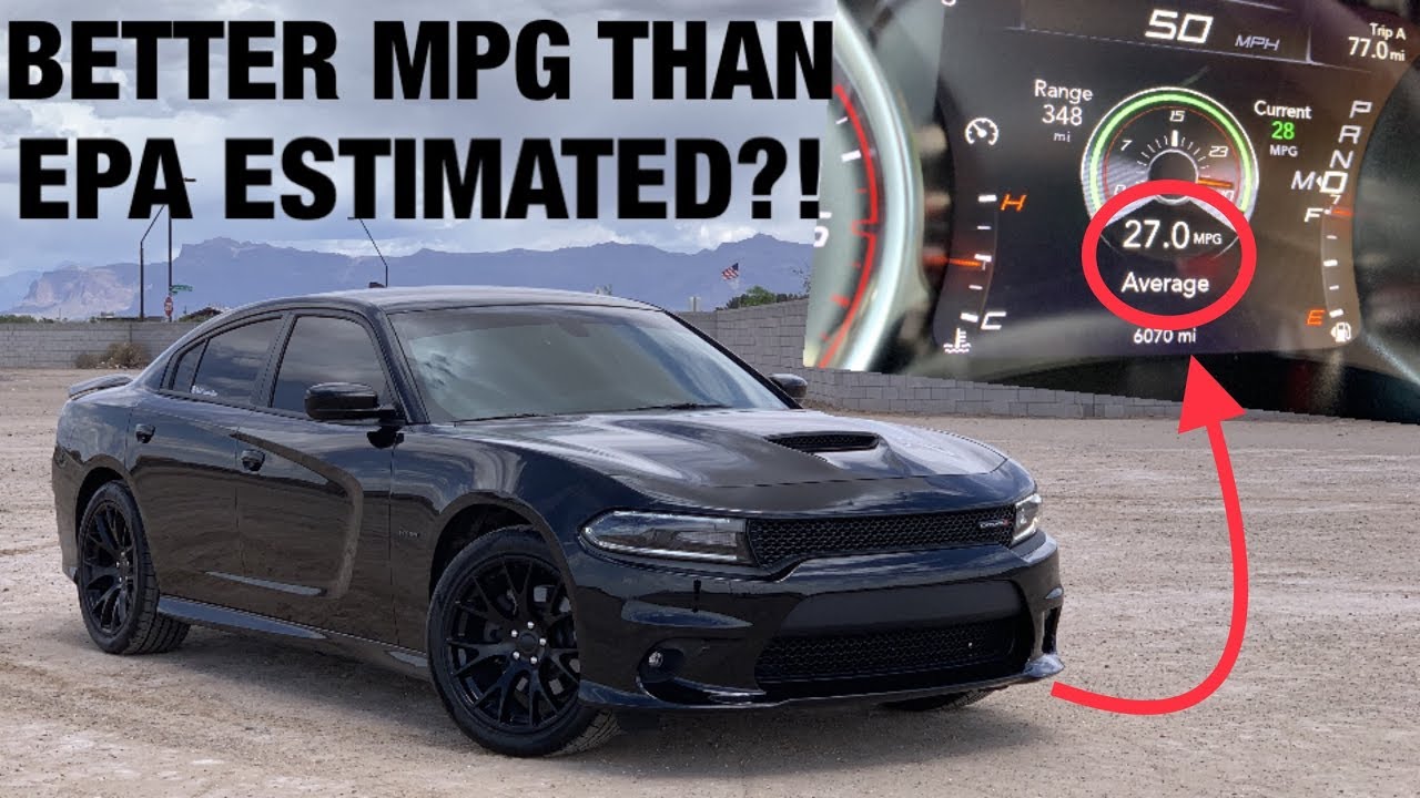 CAN A 5.7 HEMI V8 GET GOOD GAS MILEAGE? MPG TEST On My 2019 Dodge Charger RT Plus 80 mile Test Loop