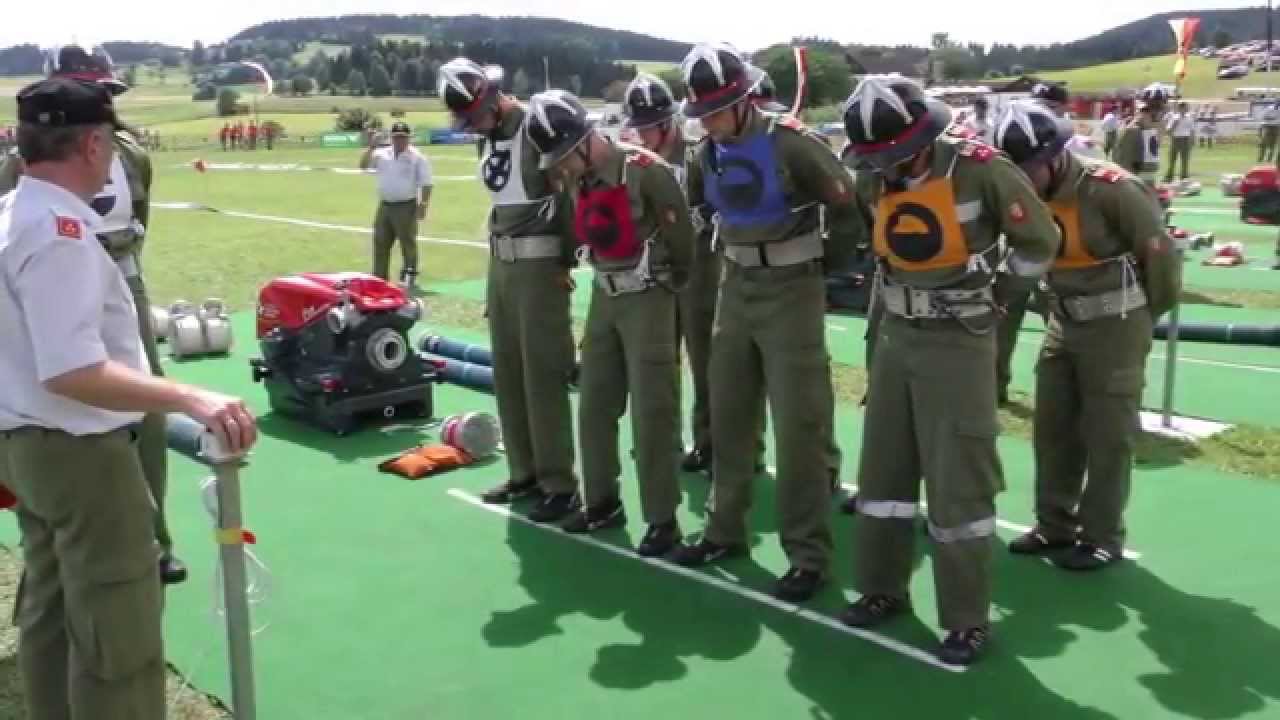 Siegerlauf St Martin im Mühlkreis bei Landes Feuerwehrleistungsbewerb in Hirschbach 2015