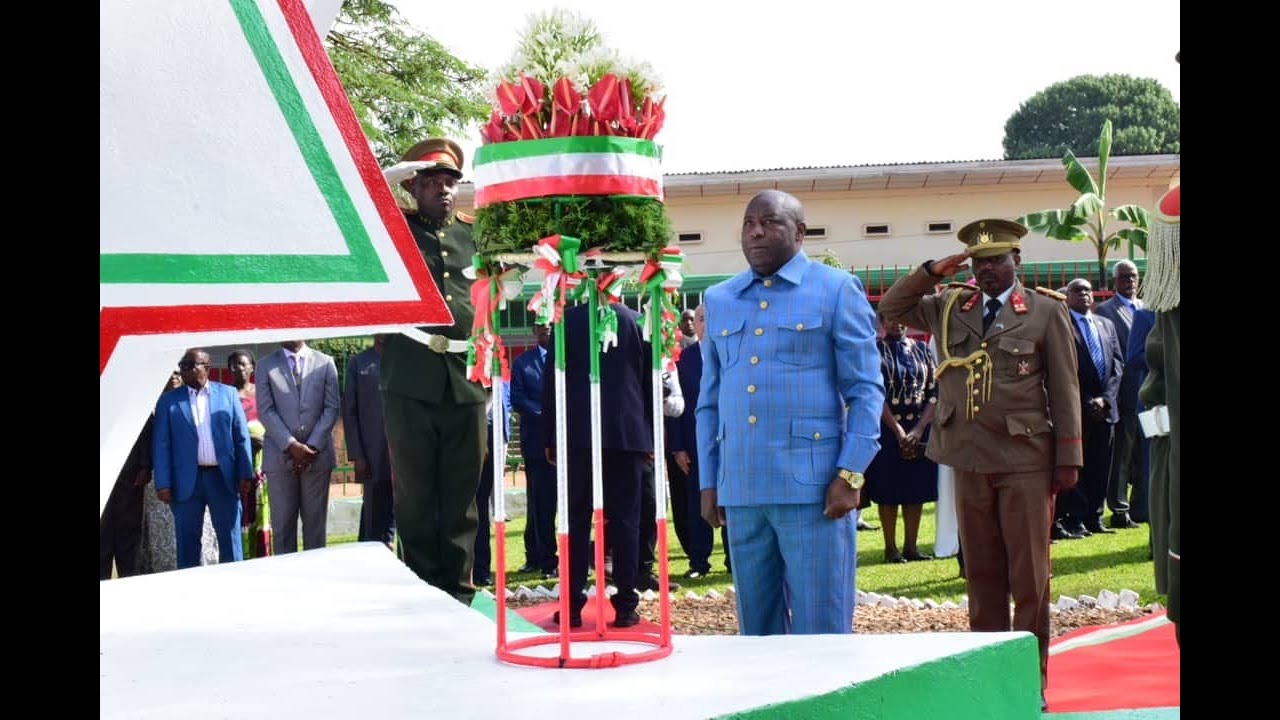 #Burundi : Ibirori vyo gushira ingori z'amashurwe ku cibutso c'ubumwe bw'Abarundi, i #Gitega