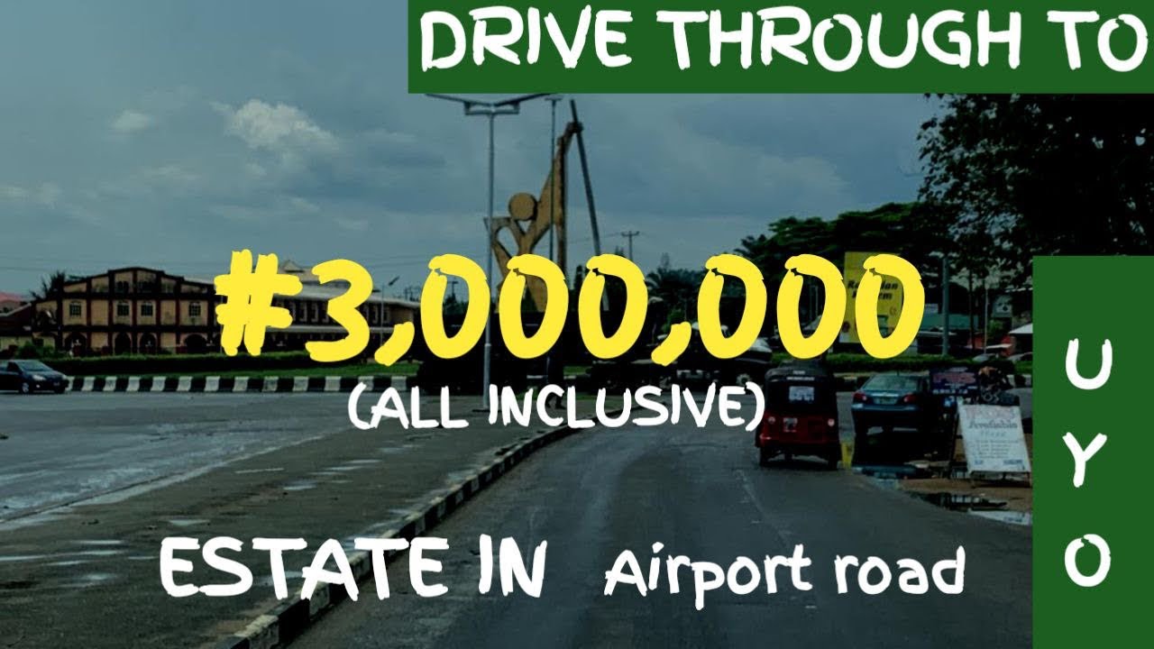 Drive Tour to Ivy Estate Uyo , Airport Road Uyo. #trending #akwaibom #viralvideo