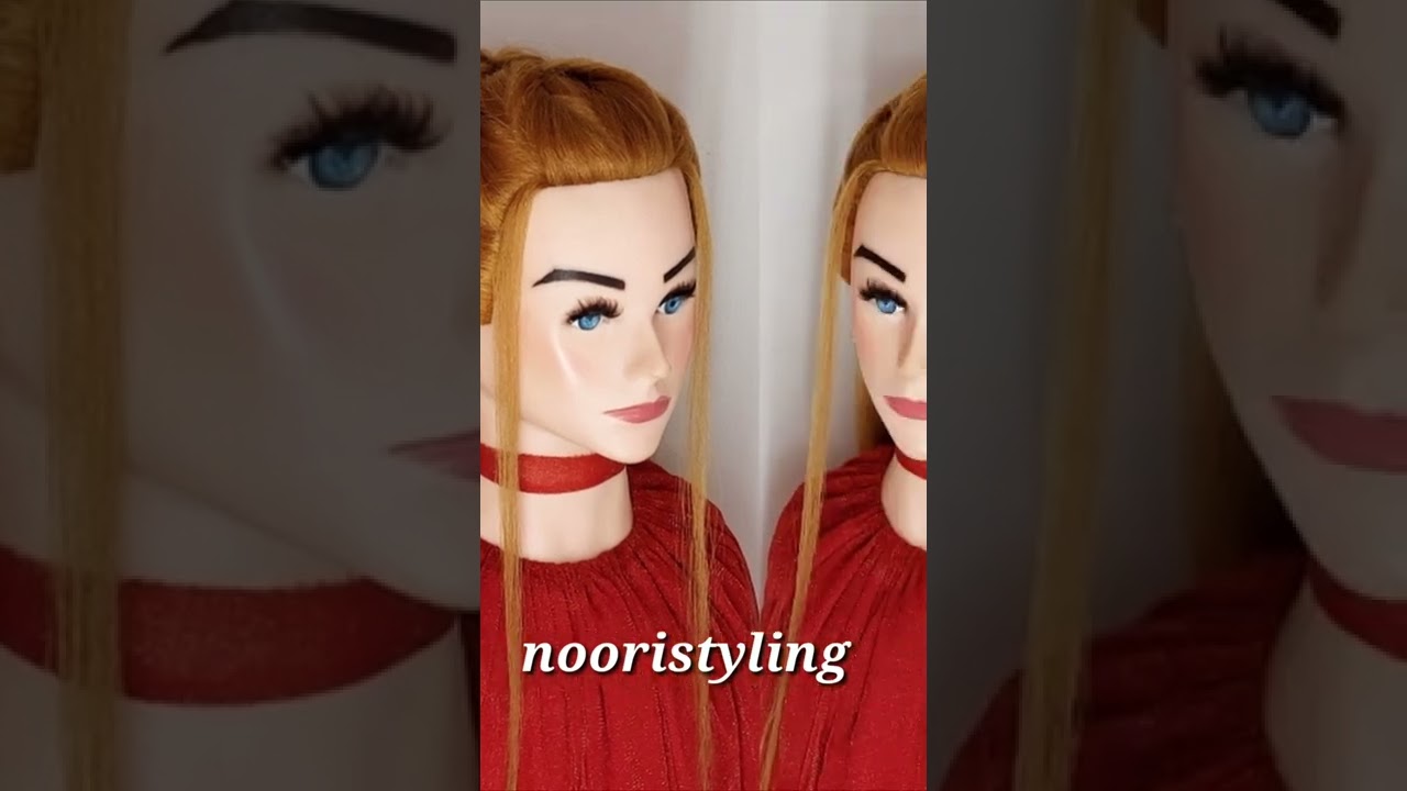 latest twist open hairstyle #shortvideo #hairstyle #youtubeshorts #shorts #Nooristyling