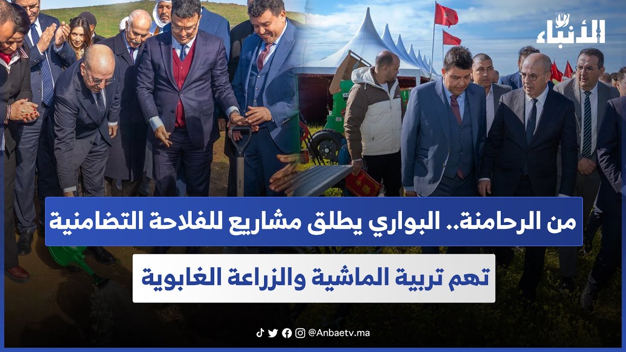 من الرحامنة.. البواري يطلق مشاريع للفلاحة التضامنية تهم تربية الماشية والزراعة الغابوية   