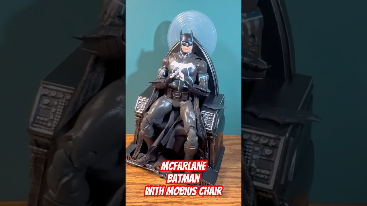 McFarlane DC Multiverse BATMAN WITH MOBIUS CHAIR Figure Quick Look! #mcfarlane #batman #metron