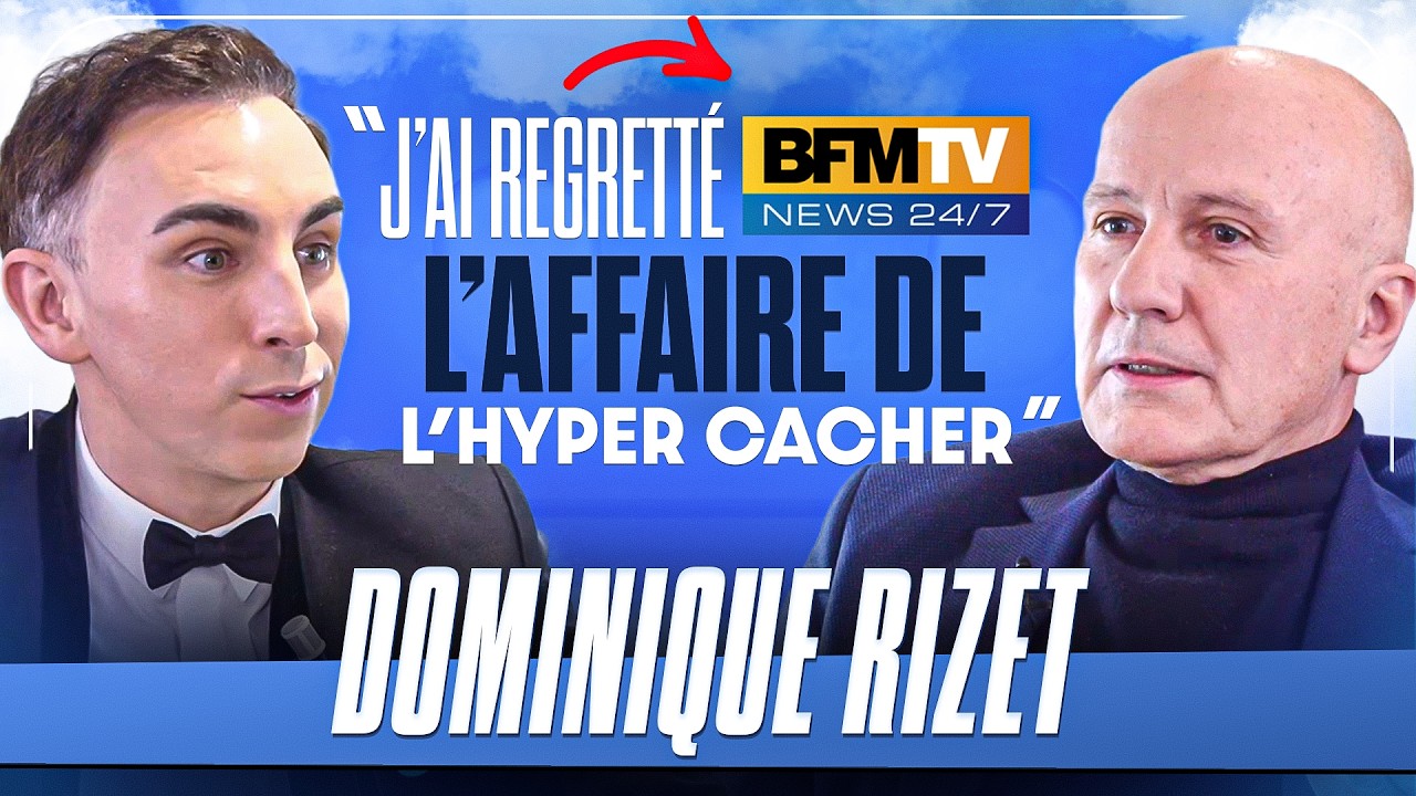 Dominique Rizet regrette sa gaffe de l'hyper cacher sur BFM TV