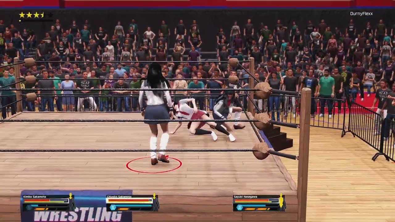 4 Japanese Girl Battle Royal 8 | WRESTLING HIGH | WWE 2K25 | Japanese School Girls Wrestling