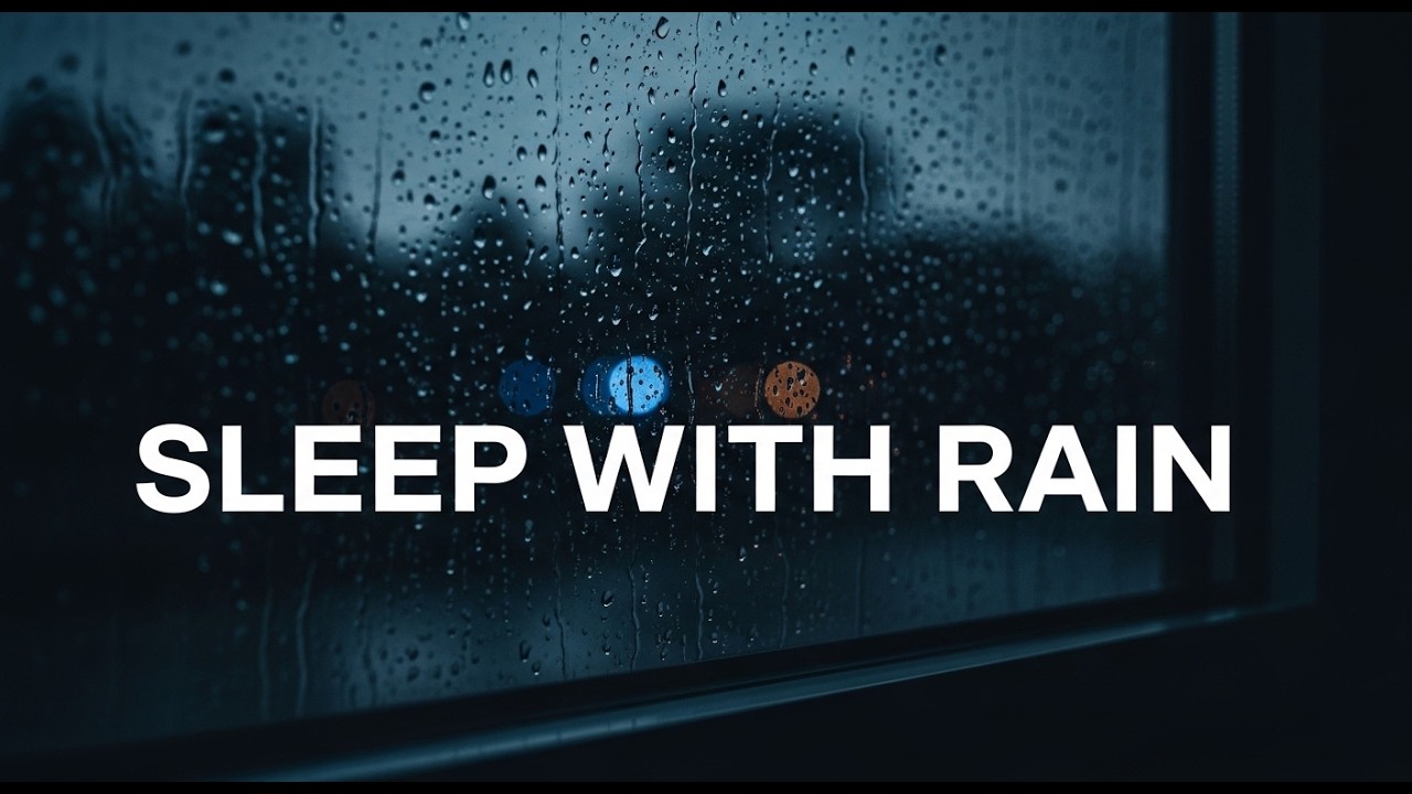 Fall Asleep Fast with Heavy Rain – Black Screen (6 Hours)