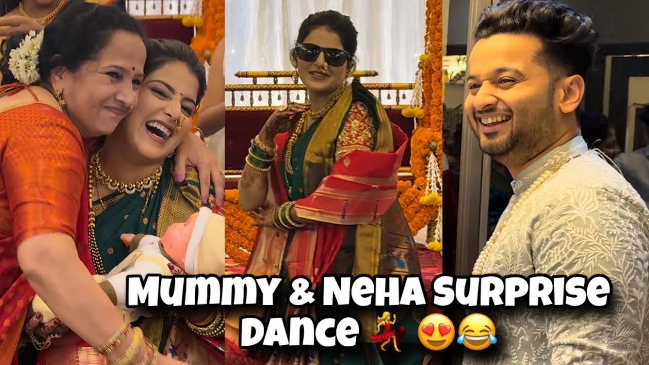Mummy & Neha Surprise Dance At Baby Shower 😍😂❤️ | Part 2 | Aditya Satpute vlogs 
