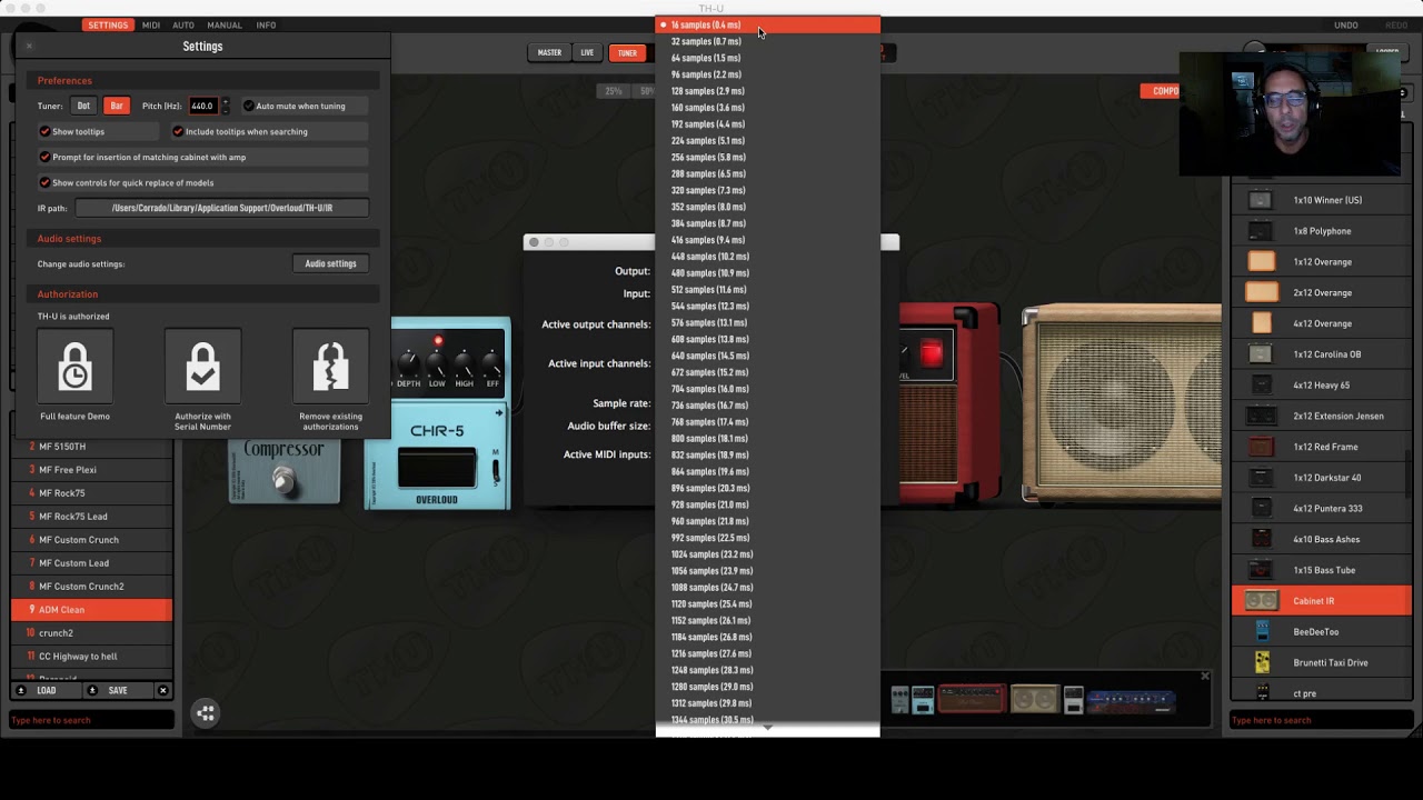 TUTORIAL: Th-U by Overloud (configurazione iniziale)
