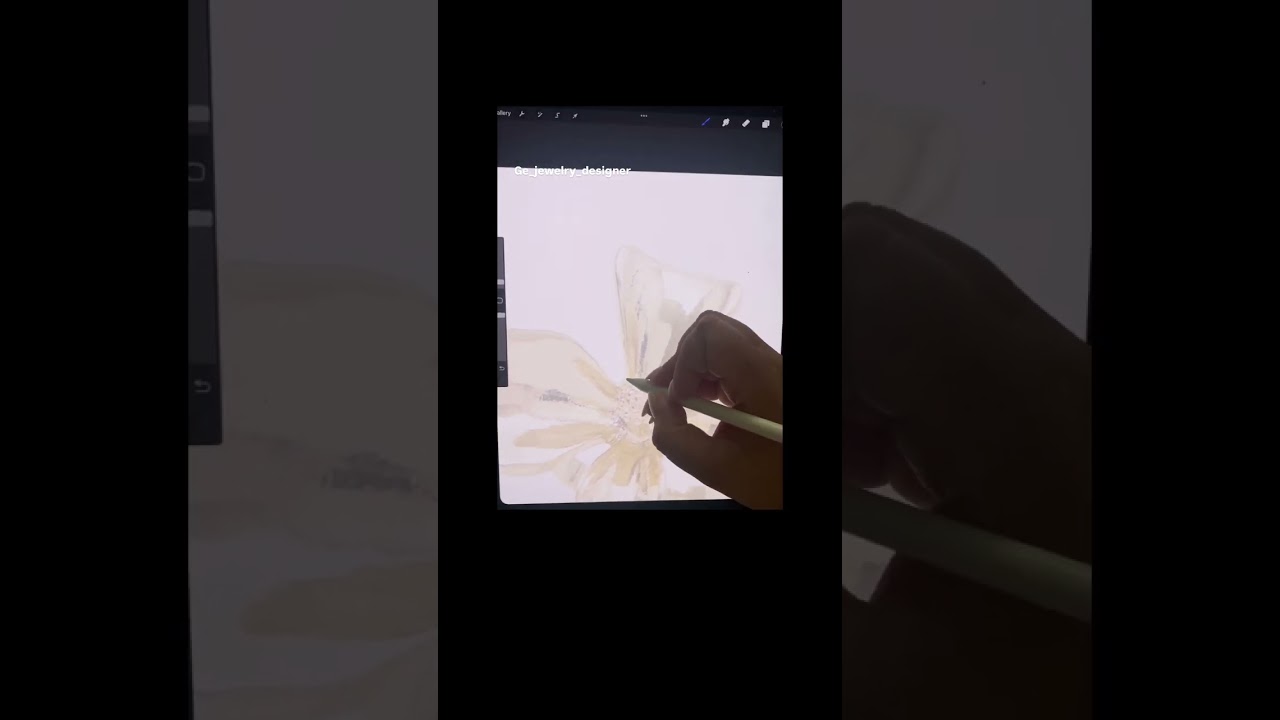 Do it better in procreate #procreate  #designer  #jewellery#designerjewellery #goldjewellery #gold