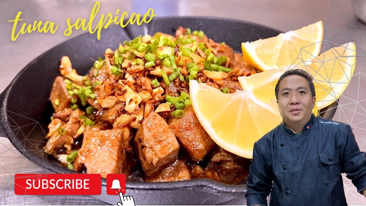 Tuna Salpicao: Easy Yellowfin Tuna Recipe. Chef Ramon Jorge.