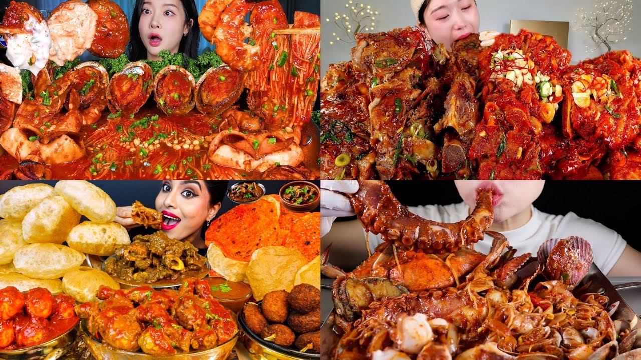 BEST *SATISFYING BIG BITES* MUKBANG ASMR COMPILATION pt.58
