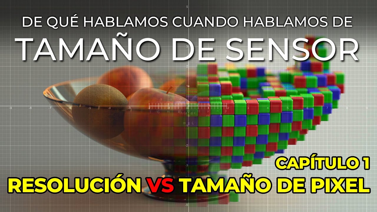 TAMAÑO DE SENSOR (1): Resolución vs Tamaño de píxel 🟥🟩🟦