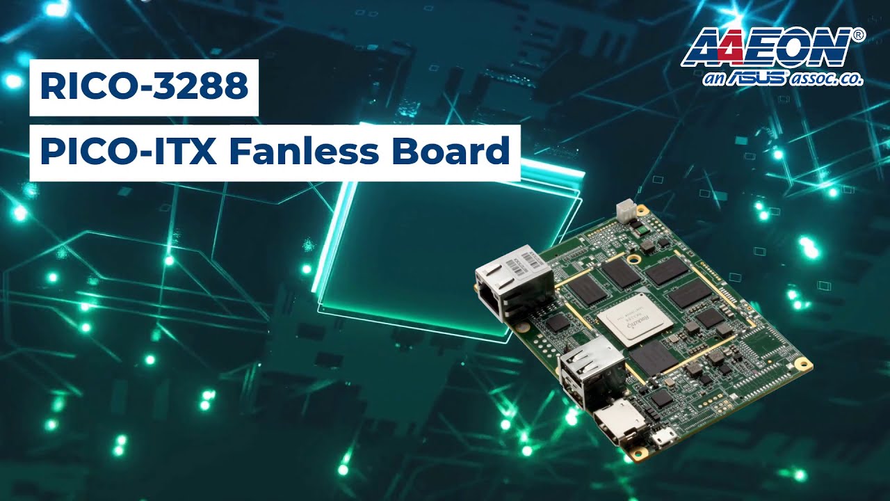 RICO-3288: PICO-ITX Fanless Board