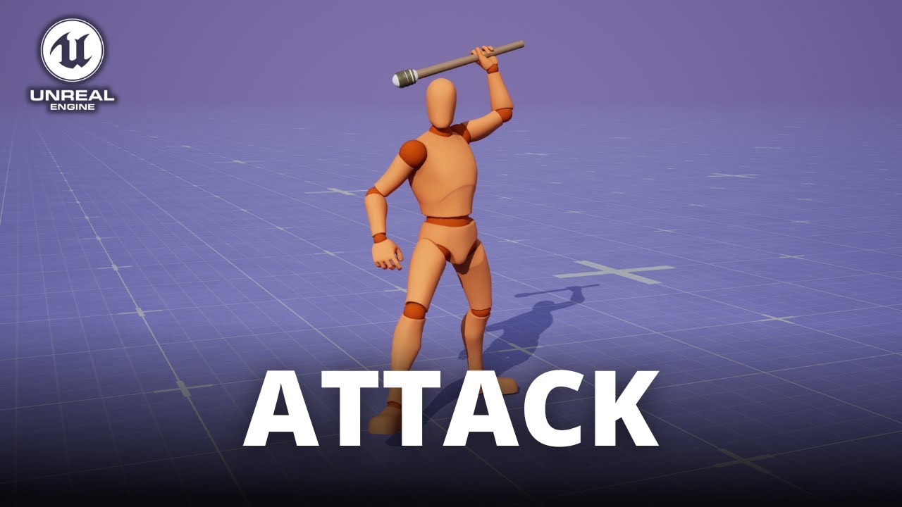 Как атаковать в новом примере анимации Motion Matching в Unreal Engine 5