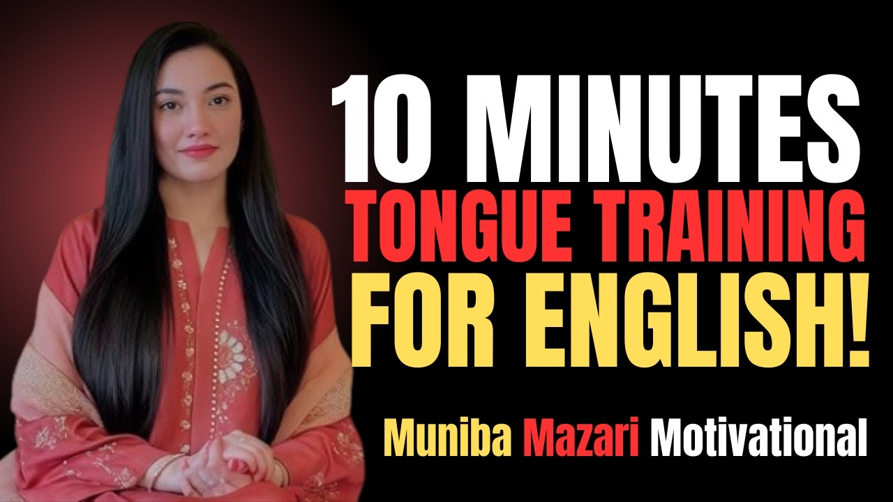 Can You MASTER English Tone in 10 Minutes with Muniba Mazari's Challenge?