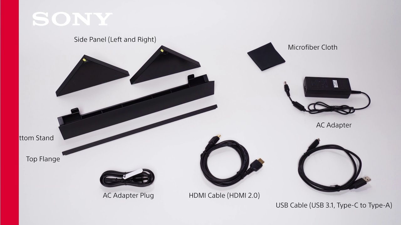 Spatial Reality Display Unboxing and Setup Guide | Sony