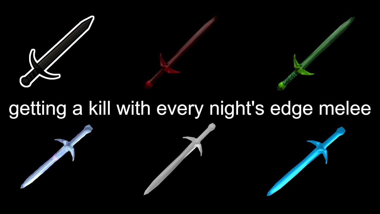 Getting A Backstab With Every Night's Edge Melee (Roblox Arsenal)
