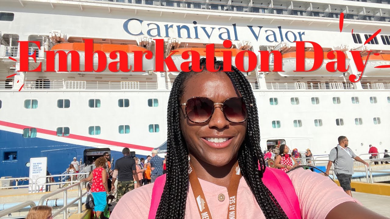 CARNIVAL VALOR (2022) Embarkation Day & How to Organize Your Cruise Cabin