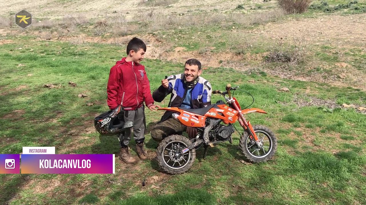 50 cc Küçük Motosiklet İnceleme | Çocuklar İçin Kros motor | Pocket bike review