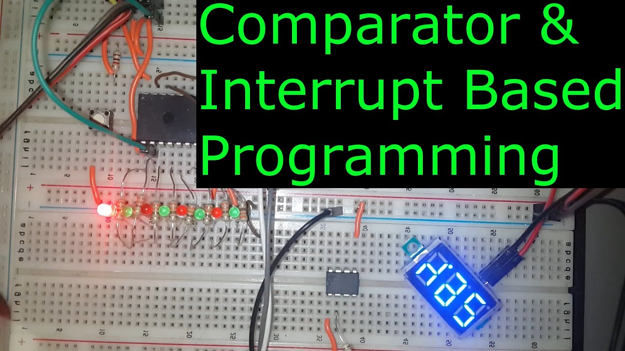 Comparator & Interrupt Base Programming 🔴 PIC Microcontroller Programming Tutorial #18 MPLAB in C