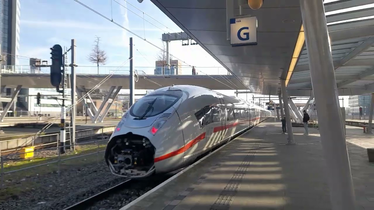 ICE naar Frankfurt Main in Utrecht Centraal op zaterdag 16 januari 2026