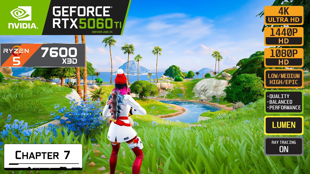 FORTNITE - RTX 5060 Ti - RYZEN 5 7600X3D