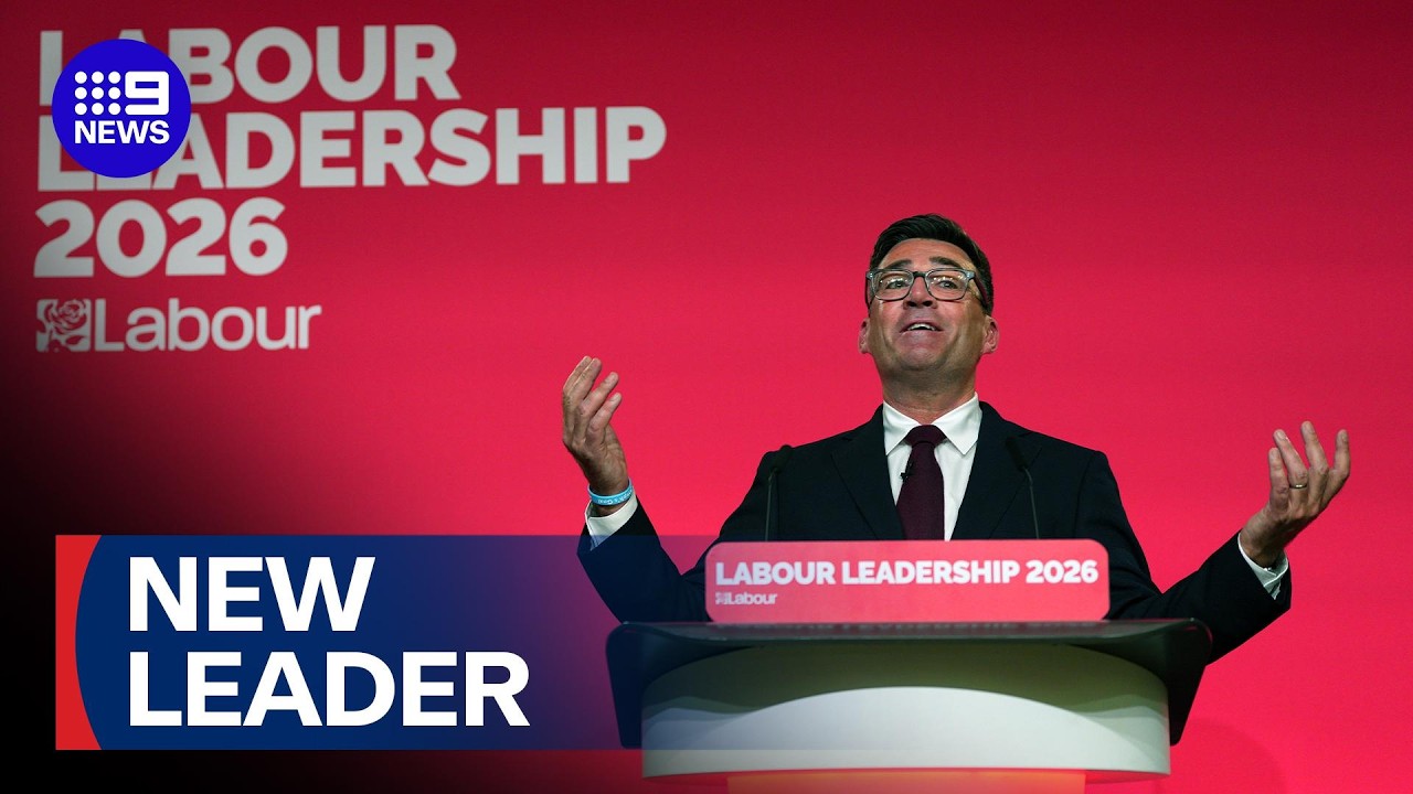 New Labour leader Andy Burnham prepares to become Prime Minister | 9 News Australia