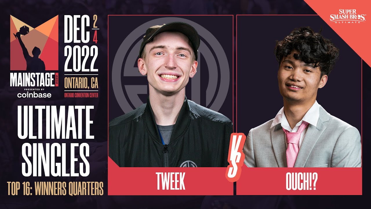Tweek (Diddy Kong) vs Ouch!? (Wolf) - Ultimate Top 16 Winners Quarter-Final  - Mainstage 2022
