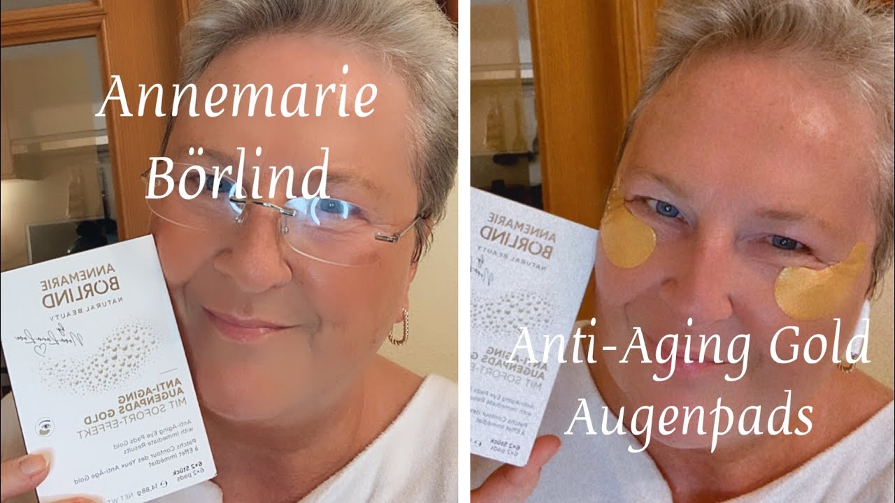 Annemarie B&ouml;rlind | Anti-Aging GOLD Augenpads | beautyoverageAstrid
