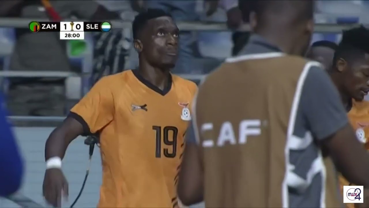 Kennedy musonda vs sierra leon 2025afcon qualifier /goal and assist