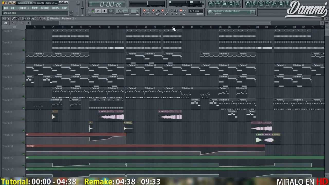 Alesso & Dirty South - City Of Dreams (Dammi Remake) + FLP DOWNLOAD