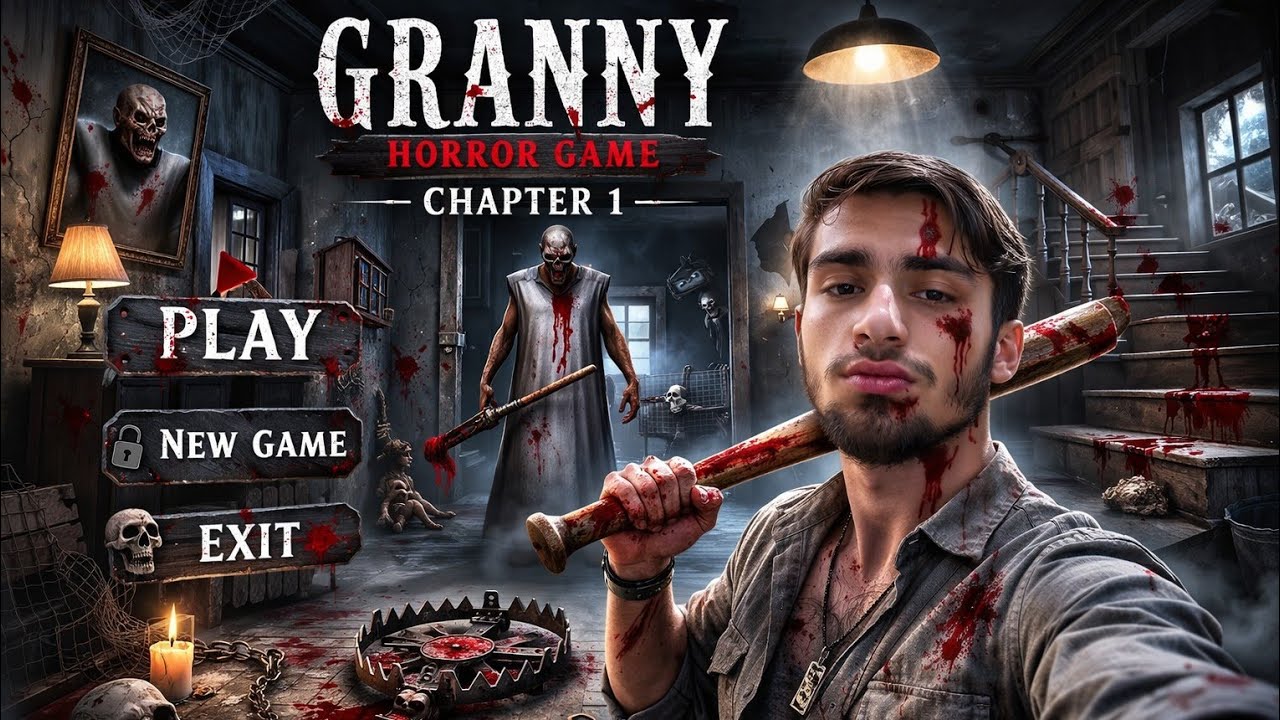 I play horror game 🎮🎯 granny chapter -1