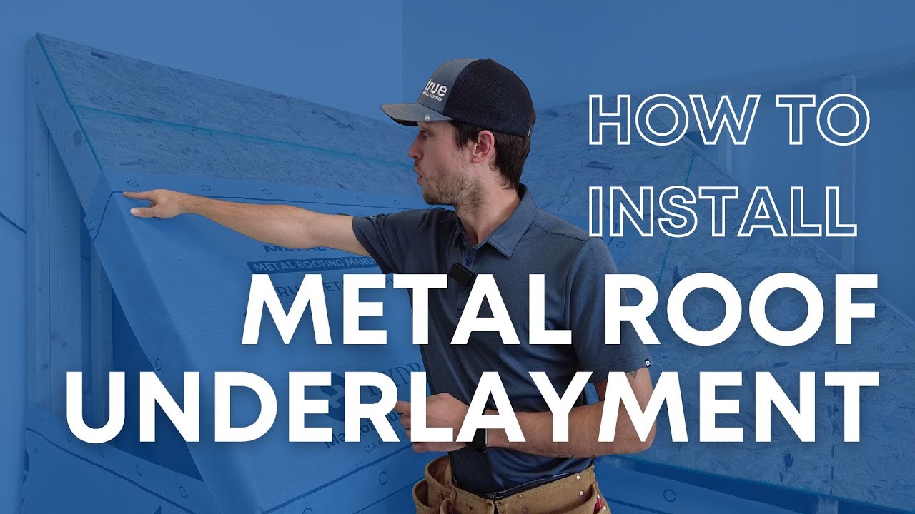 How to Install Metal Roof Underlayment
