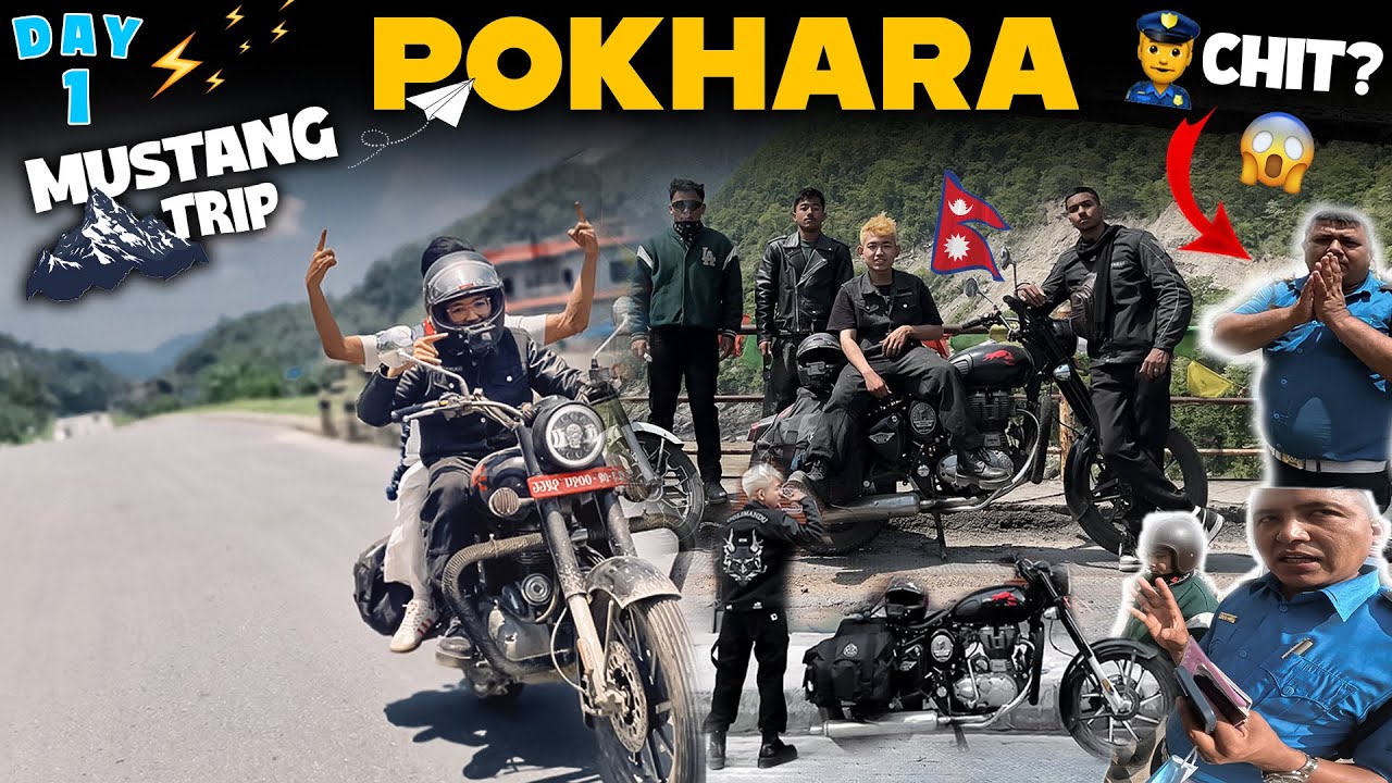 | MOTORCYCLE RIDE TO MUSTANG🔥| *BUSTED*😰😢DAY-1 - Rahul Thakuri