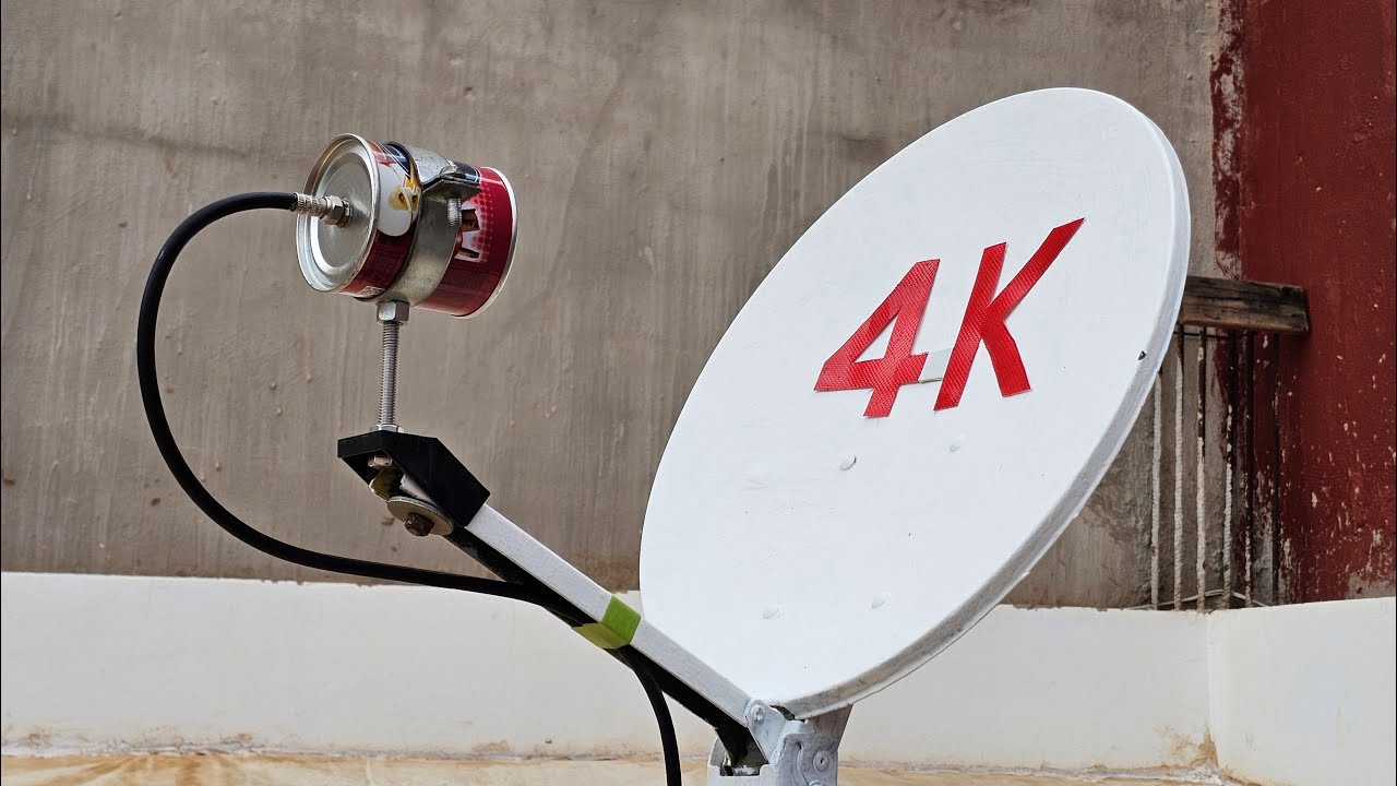How to make a digital antenna to receive 4K 📡 terrestrial channels