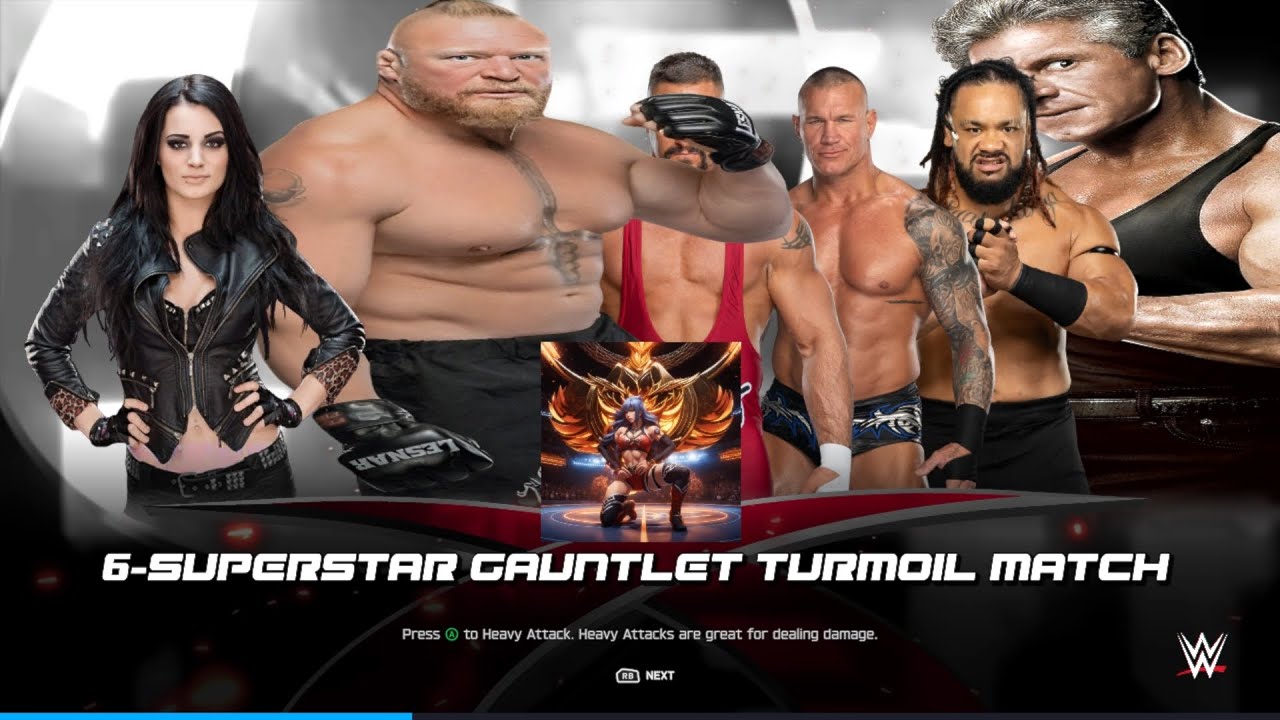 #wwe2k25 | Intergender Gauntlet Assault match | Paige vs Male Wrestlers | Request