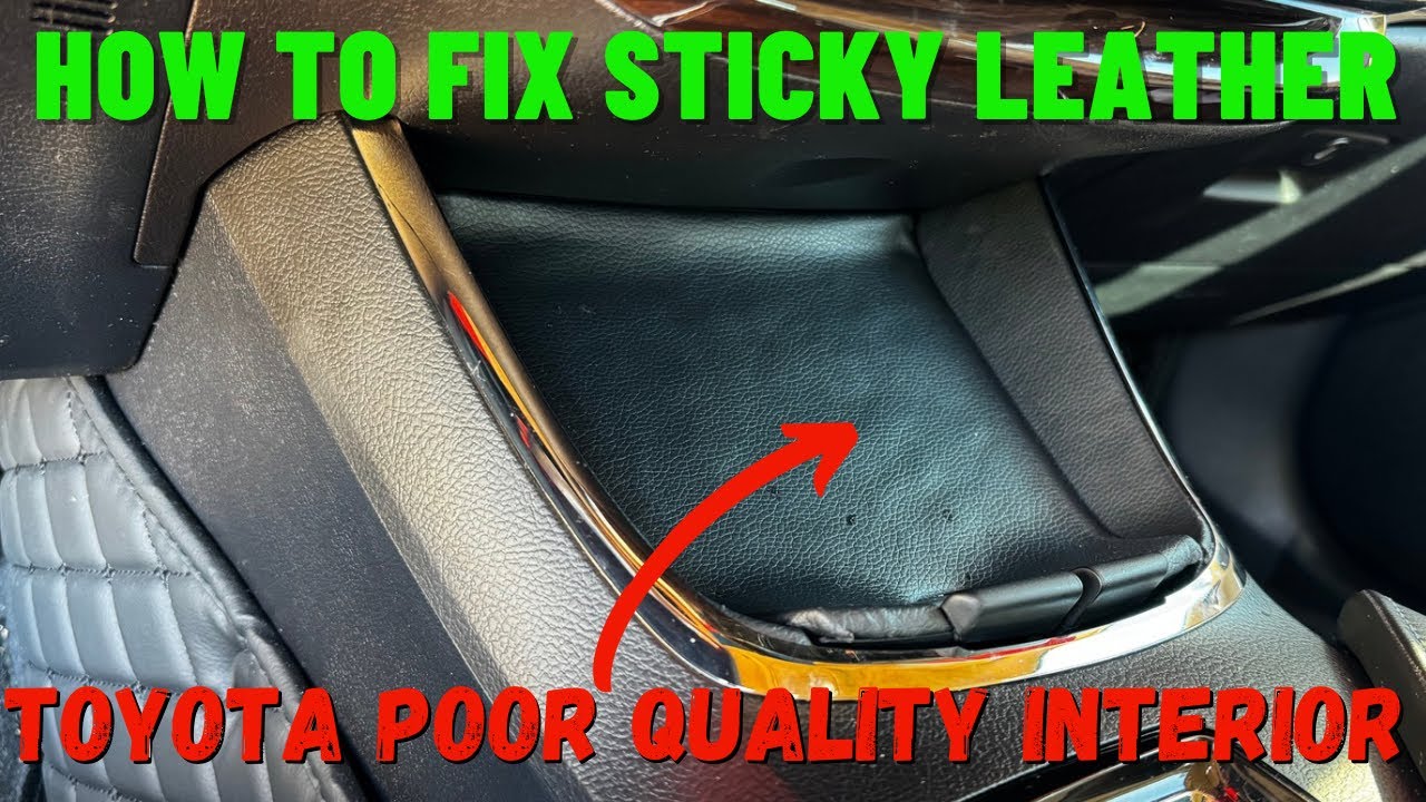 How Fix Toyota Avalon Console Leather