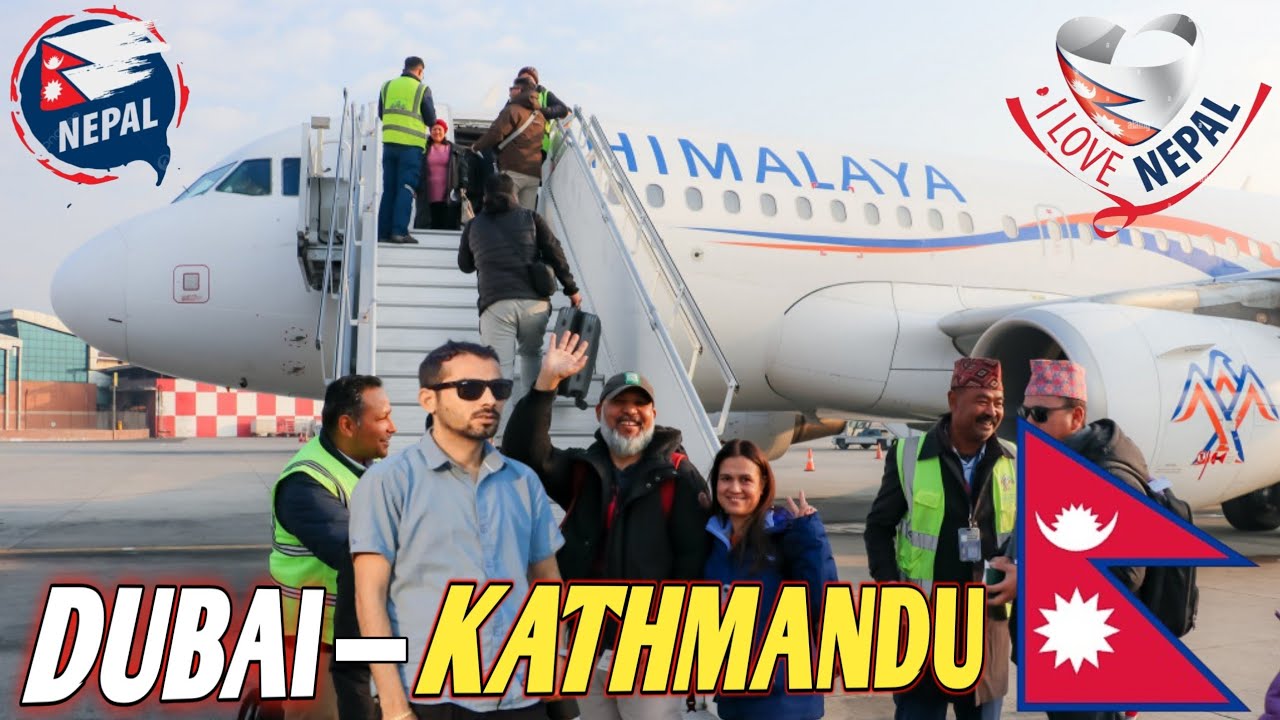 DUBAI TO KATHMANDU ✈ Himalaya Airlines Flight Experience | Boeing 737-800 | Rimal Vlogs