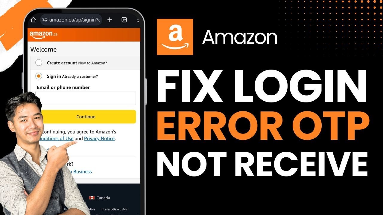 How to Fix Amazon Login Error (OTP Not Received) !